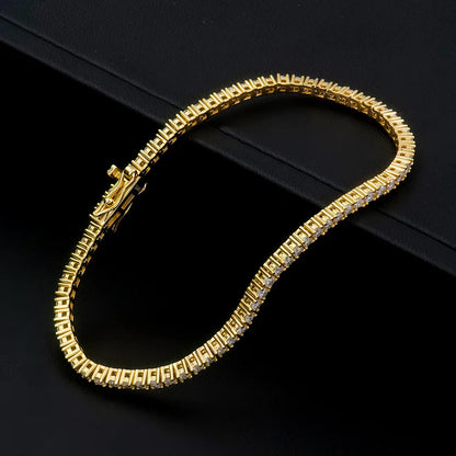 Factory Price D VVS1 Moissanite Tennis Bracelet 925 Sterling Silver