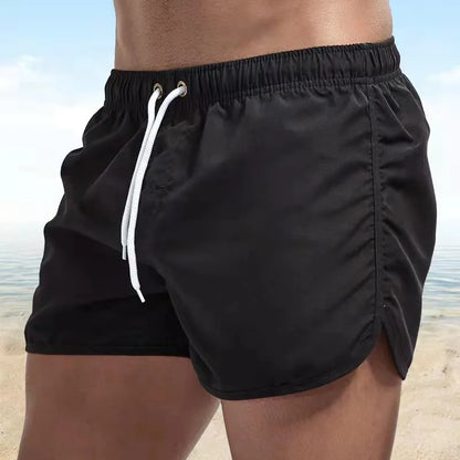 Shorts For Men 2021 Summer Men's Swimwear Shorts Brand Beachwear Sexy Swim Trunks Men Swimsuit Low Waist Breathable Beach Wear