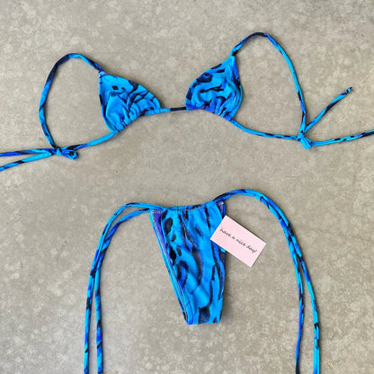 Brazilian Bikini Set Halter Wave