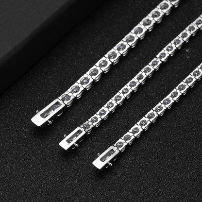 Factory Price D VVS1 Moissanite Tennis Bracelet 925 Sterling Silver