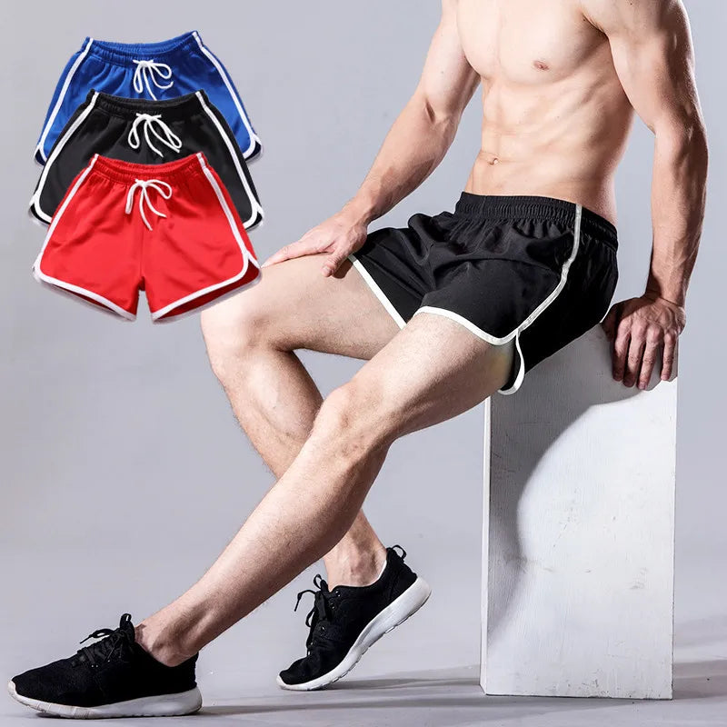 Shorts For Men 2021 Summer Men's Swimwear Shorts Brand Beachwear Sexy Swim Trunks Men Swimsuit Low Waist Breathable Beach Wear