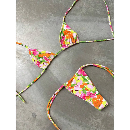 Brazilian Bikini Set Halter Wave