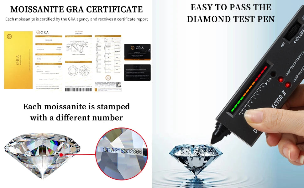 Factory Price D VVS1 Moissanite Tennis Bracelet 925 Sterling Silver