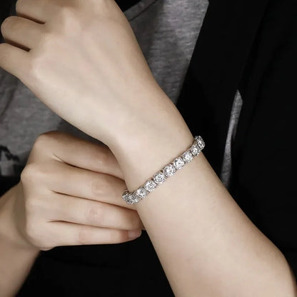 Factory Price D VVS1 Moissanite Tennis Bracelet 925 Sterling Silver