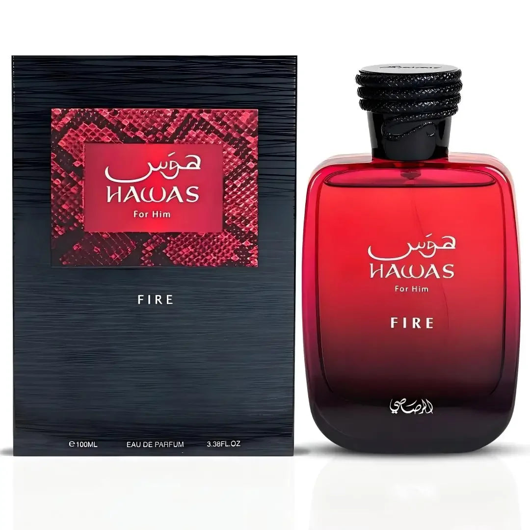100ML RASASI Hawas Fire Eau De Parfum Pheromone Fragrance Arabian Women's Perfume Pheromone Cologne