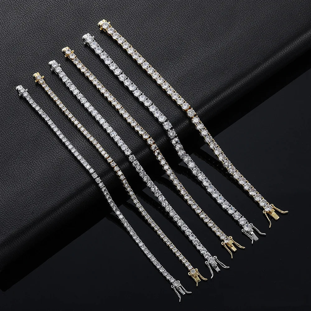 Factory Price D VVS1 Moissanite Tennis Bracelet 925 Sterling Silver