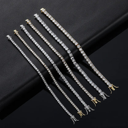 Factory Price D VVS1 Moissanite Tennis Bracelet 925 Sterling Silver