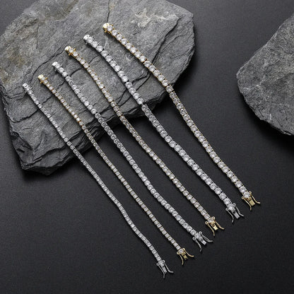 Factory Price D VVS1 Moissanite Tennis Bracelet 925 Sterling Silver